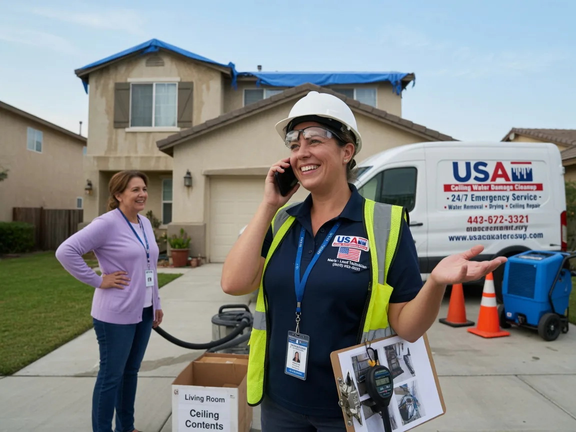 Ceiling Water Damage Restoration Pilot Point, TX FAQs